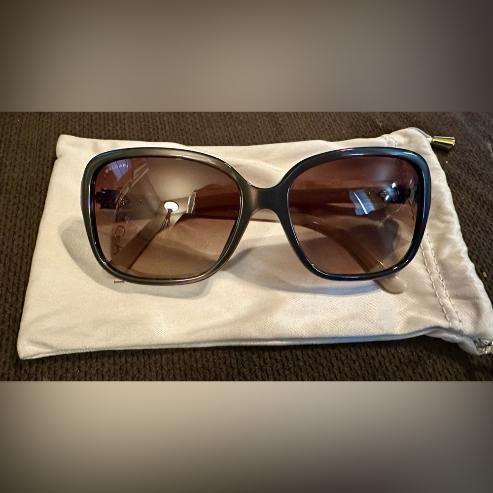 Bvlgari 8150B Sunglasses Brown/Cocoa New